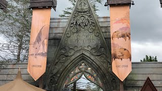 Hagrid’s Magical Creatures Motorbike Adventure opening day crowds amp first review [upl. by Olsson224]