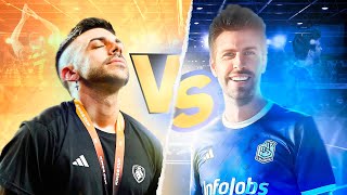 DjMaRiiO vs GERARD PIQUE en FUTBOL REAL [upl. by Egres]