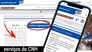 AGENDAMENTO ATENDIMENTO PRESENCIAL NO DETRAN CNH  COMO AGENDAR NO PORTAL DO POUPATEMPO [upl. by Michel]