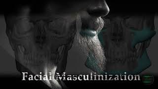 FACIAL MASCULINIZATION  Facial Structure amp Beard Growth  Binaural Beats amp Subliminals [upl. by Delanos207]