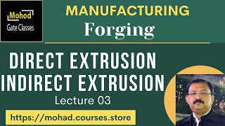 Forging 03 Extrusion Process [upl. by Grounds]