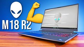 The Most Powerful Alienware Gaming Laptop m18 R2 Review 2024 [upl. by Donough158]