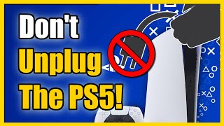 What Happens when you Unplug your PS5 when your not suppose to Warning Dont Try this [upl. by Fontana]