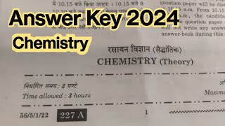 Class 12 Chemistry Answer key 2024  CBSE BOARD [upl. by Enelrahc]