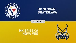 10 kolo HC Slovan Bratislava – HK Spišská Nová Ves 21 HIGHLIGHTY [upl. by Fletcher]