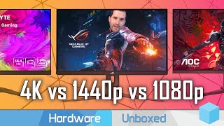 4K vs 1440p vs 1080p  What Monitor Resolution Should You Buy [upl. by Adnyleb773]