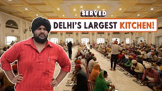 Delhis Biggest Langar at Gurudwara Bangla Sahib  Best Indian Food  Served 14 [upl. by Eenehs]