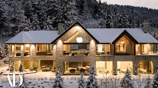 Inside A 75000000 Aspen Ski Mansion  On The Market  Architectural Digest [upl. by Tterag]