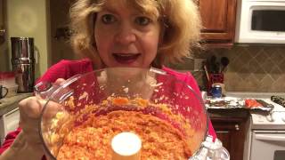 Vegan Recipe Roasted Red Pepper and Artichoke Heart Dip [upl. by Nyvets534]