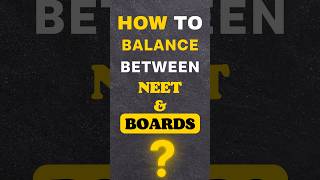 How to manage between NEET And Boards  NEET Toppers advise  neet neetpreparation [upl. by Okihcas]