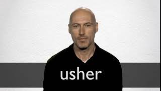 How to pronounce USHER in British English [upl. by Studdard]