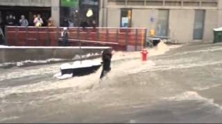 Girl swept away by flood at McGill [upl. by Lyckman39]