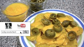 NACHOS CON QUESO  Vicky Receta Facil [upl. by Circosta633]