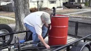 55 Gallon Portable Asphalt Sealcoat Spray System  ASDPBK [upl. by Pampuch]