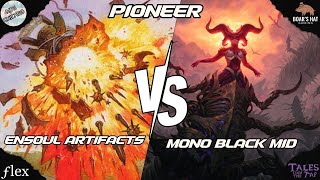 Ensoul Artifacts VS Mono Black Mid MTG Pioneer [upl. by Neile]