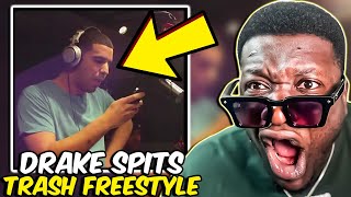 DRAKES WACKEST FREESTYLE EVER REACTION [upl. by Hamrnand261]