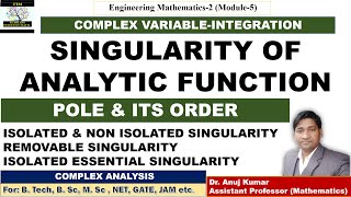 Singularity in Complex Analysis  Isolated Singularity  Isolated Essential Singularity  Pole [upl. by Doane]