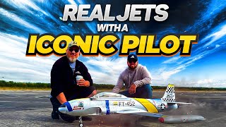 Flying a turbine RC Jet with a WAR VETERAN  HSD T33 [upl. by Eseneg]