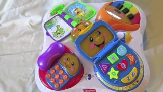 Toy Review FisherPrice Laugh amp Learn Fun with Friends Musical Table [upl. by Kanal]