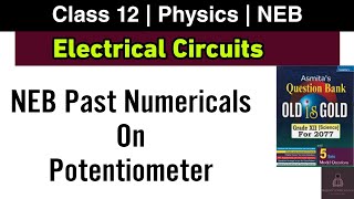 Electrical Circuit  Numericals related to Potentiometer  Class 12 Physics NEB  Nepali ScienceGuru [upl. by Keavy]