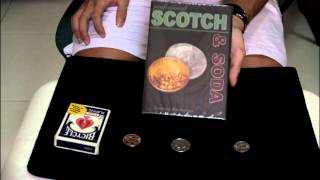 Magic desu  Scotch and soda Coin Magic [upl. by Adnawad]