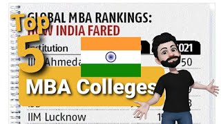 World best MBA colleges Rankings 2021 4 Indias MBA Colleges in QS Top 100 Ranks [upl. by Oniotna517]