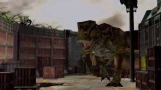 Giganotosaurus vs tyrannosaurusDino Crisis 2 [upl. by Laurentia]