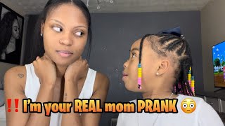 Pranking Rylee And Telling Her I’m Her REAL MOM 🤫 UNEXPECTED REACTION 😳‼️ [upl. by Otrebliw]