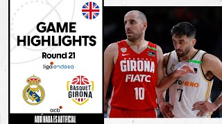 Real Madrid  Bàsquet Girona 9279 GAME HIGHLIGHTS  Liga Endesa 202324 [upl. by Fleta]