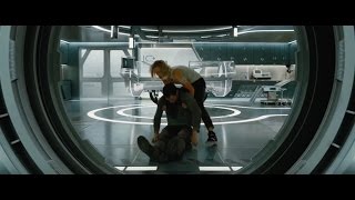 Passengers Spacewalk Scene Jim amp Auroras  HD [upl. by Calendra]