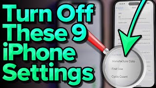 9 iOS 173 Settings You Need To Turn Off Now Camera amp More [upl. by Assiram]