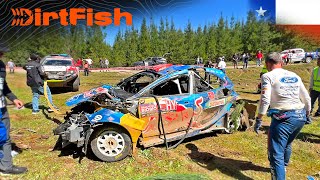 Loubet Explains Huge Crash  WRC Rally Chile 2023 [upl. by Jammin576]