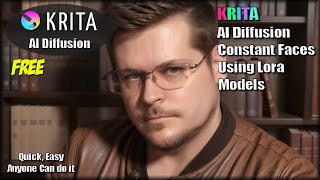 Krita AI Constant faces using Lora Models [upl. by Naras9]