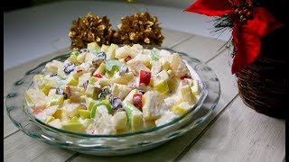 Como Preparar Ensalada de Manzana Tradicional  CocinaTv por Juan Gonzalo Angel [upl. by Yesima]