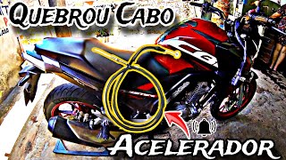 Trocando Cabo Do Acelerador  Cb Twister 250 2020  Roberto Moto Filmador [upl. by Allan340]