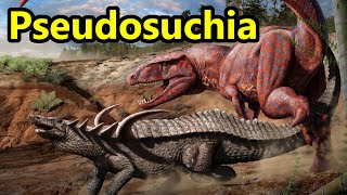 Pseudosuchia An Overview Of The Prehistoric Relatives Of Crocodilians [upl. by Lilhak262]