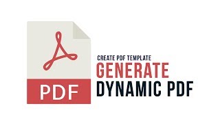 Generate Dynamic PDF in PHP  Creating PDF Template  Part 3 [upl. by Shantee611]