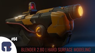 04  Blender 280  Hard Surface Modeling Timelapse [upl. by Dlarej]