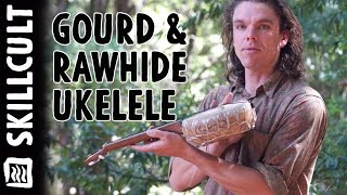 Iras Handmade Gourd and Rawhide Ukelele [upl. by Lletnom690]