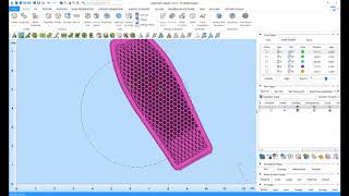 Tutorial How to apply a honeycomb structure in Materialise Magics [upl. by Adigun]