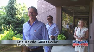 Eric Hovde casts ballot in Madison [upl. by Andi]