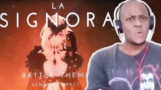 Genshin Impact Reaction  LA SIGNORA THEME All Phases  Genshin Impact OST [upl. by Letnahs]