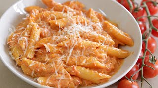 Rose Pasta Recipe  Pink Sauce Pasta  Creamy Tomato Pasta [upl. by Groeg]