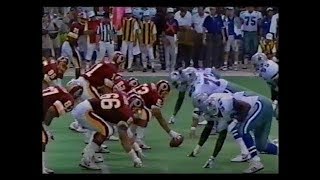 Cowboys Defense first series vs the Redskins  Season Opener  09071992 [upl. by Magda]