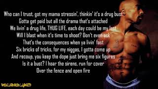 2Pac  Open Fire Lyrics [upl. by Willabella]