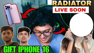 Radiator live with mortal ✅🔥•Gitf iPhone • reply on team soul 🗯️ [upl. by Inalel]