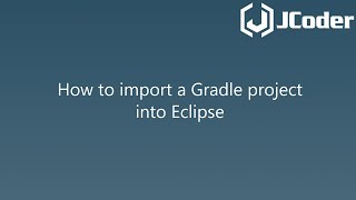 How to import a Gradle project into Eclipse Full Version [upl. by Veal]