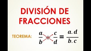 DIVISION DE FRACCIONES HOMOGENEAS Y HETEROGENEAS [upl. by Osborne810]