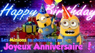 Les Minions te souhaitent un Joyeux Anniversaire 2 [upl. by Etnovahs]