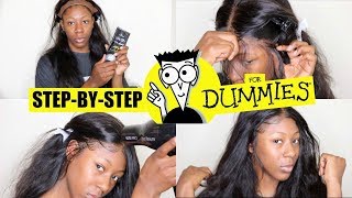 How to Apply a Wig and Make A Wig Look NATURAL quotfor Dummiesquot  UNICE HAIR [upl. by Nylednarb]